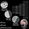 400 Pieces Self Sealing Bag with Hang Hole Resealable Storage Bag Clear Plastic Hanging Bag for Packaging Necklaces Earrings Jewelry, 3.5 x 4.7inch, 3.5 x 5.5inch, 3.5 x 7.8 inch, 3.5 x 11.8 inch